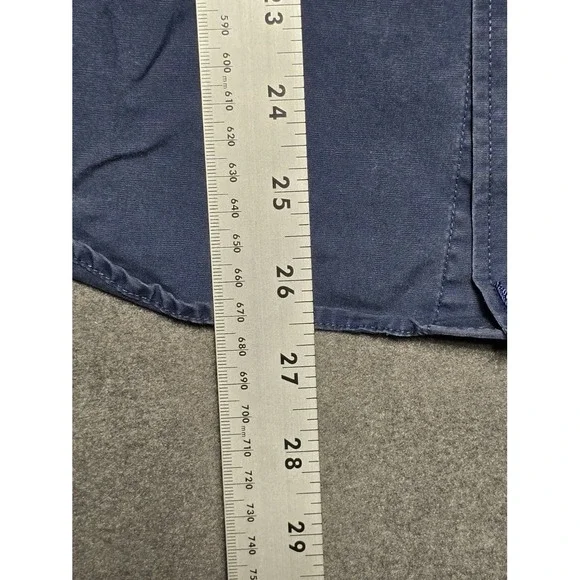 UNTUCKit‎ Men's Medium Long Sleeve Button Down 100% Cotton Blue Casual - Picture 4 of 5